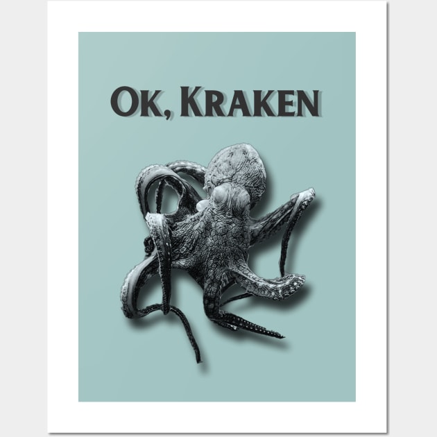 OK Kraken Wall Art by snoopkate